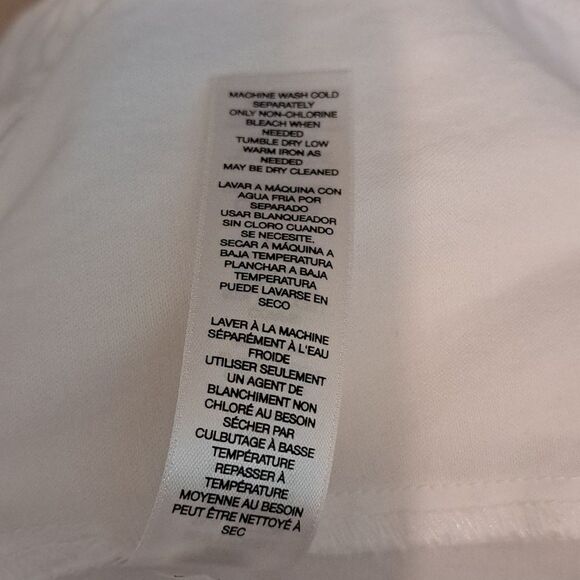 Zenergy by Chico’s Jacket Size Large Mandie Mixed Fabric Collarless Zipper Front - Picture 9 of 13